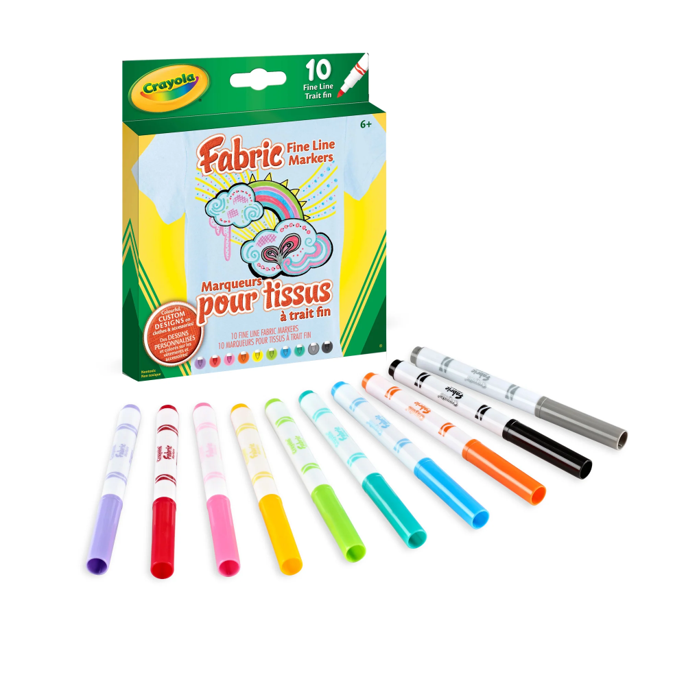 Broad Point Amazon Marvy Fabric Markers Crayola Fabric Markers, At